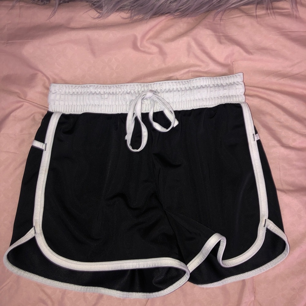 Black and White Athletic Shorts!